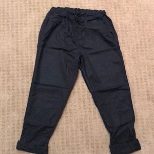 AG Jeans linen “boyfriend” style pants